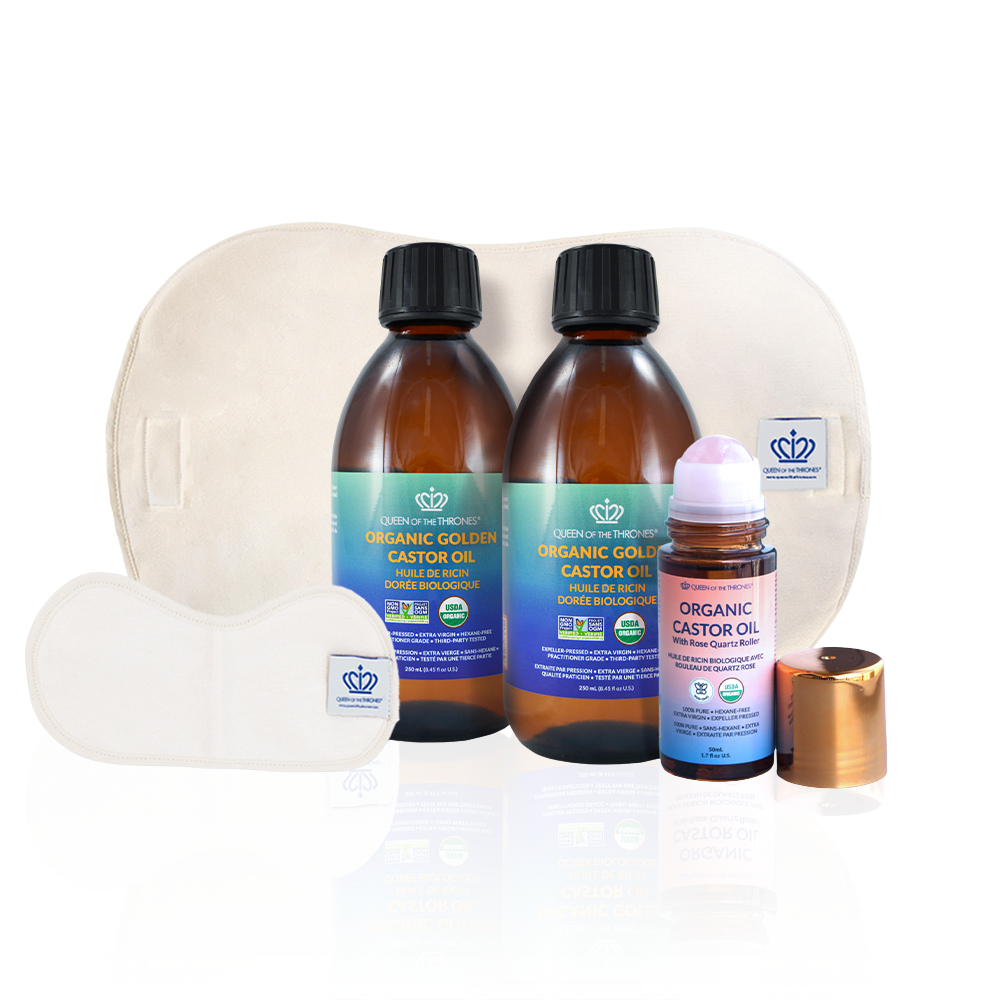 Complete Less-Mess Castor Oil Pack Starter Bundle